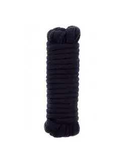 Чёрная веревка для связывания BONDX LOVE ROPE - 5 м