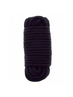 Черная веревка для связывания BONDX LOVE ROPE - 10 м