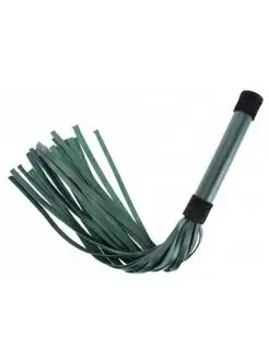 Изумрудная плеть Emerald Leather Whip с гладкой ручкой - 45