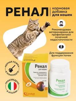 (Renal) для кошек порошок, кормовая добавка, витамины