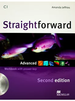 Straightforward 2nd Edition Advanced Workbook with Key + CD