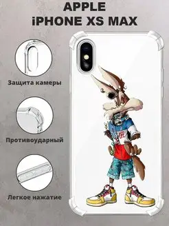 Чехол на iPhone XS MAX противоударный силиконовый