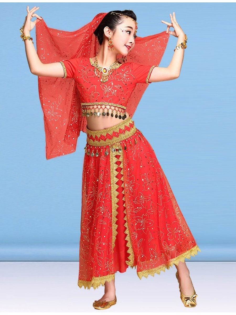 Дети индийские танцы костюм