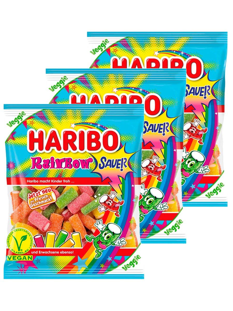 Жевательный мармелад кроко гам Haribo 1 кг