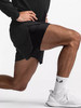 Шорты с тайтсами спортивные черные для фитнеса бега мма бренд ECET продавец Продавец № 118185