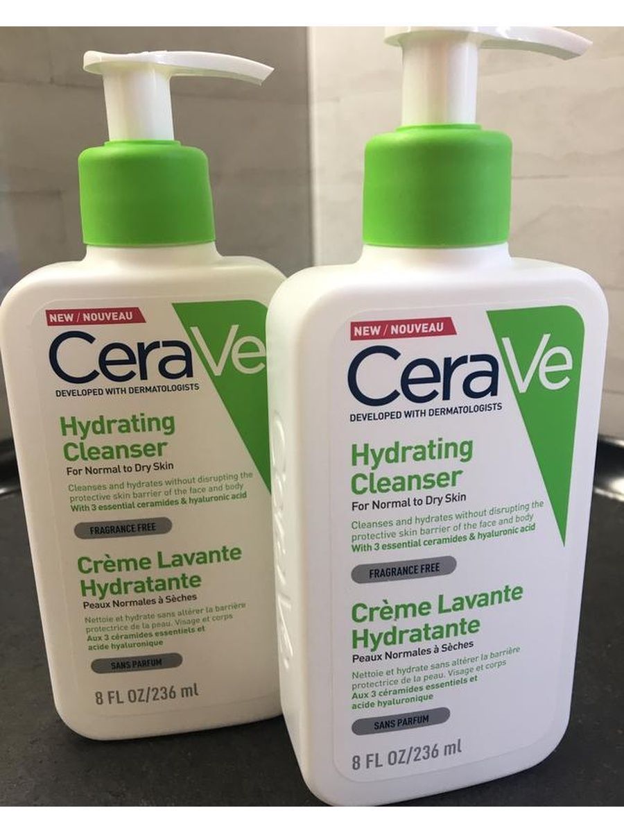 Cerave очищающий крем гель