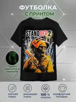 Футболка черная Standoff 2 Стандофф 2