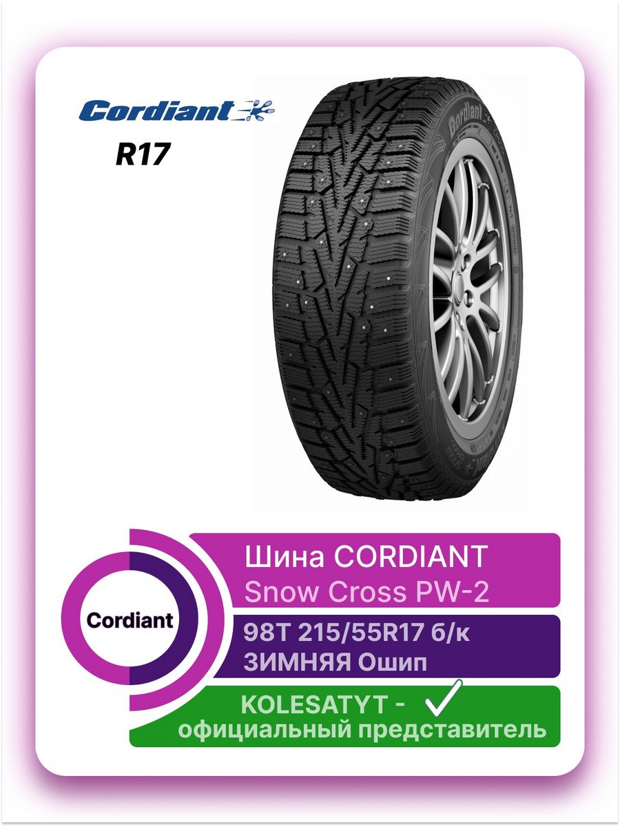 Cordiant snow cross 205 55 r16