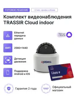 ip камера TR-D4D2 v2 (комплект Cloud Indoor)