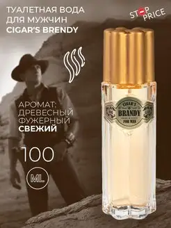 Туалетная вода мужская Cigar's Brendy, 100 мл