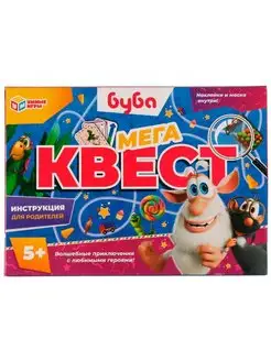 Настольная карточная игра квест для малышей Буба Мегаквест