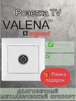 Розетка телевизионная Valena простая 774429