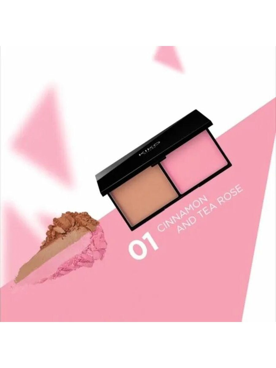 Kiko milano sculpting. Smart blush and Bronzer Palette. Kiko Milano Multi finish Trio blush & Bronzer Palette.