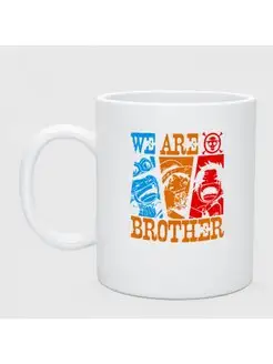 Кружка керамическая"WE ARE BROTHER Братство ASL"