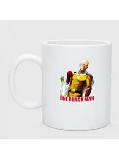 Кружка Пакет с продуктами Сайтама One-Punch Man