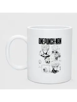 Кружка керамическая"Переживание Геноса One Punch-Man"