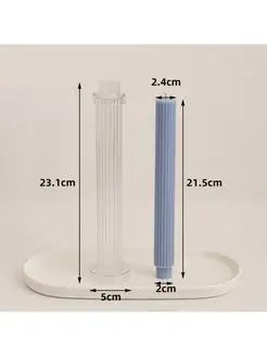 Форма для свечей молд пластиковый под подсвечник
