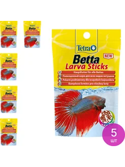 Корм для аквариумных рыбок Тетра Betta Larva Sticks 5г, 5 шт