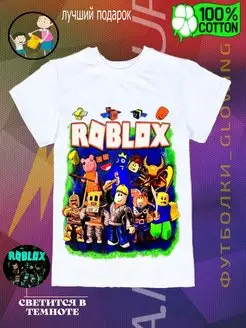 Летняя молодежная футболка с персонажами из игры Roblox