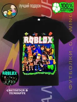 Летняя молодежная футболка с персонажами из игры Roblox