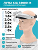 Лупа налобная бинокулярная MG82000M с подсветкой (1.0X-8.0X) бренд NGY продавец Продавец № 178331