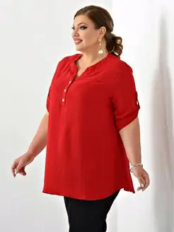 Блузка нарядная plus size