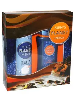 Набор Men's Planet Energy (Гель д душа 250мл+Пена д б 200мл)