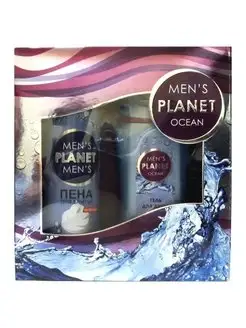 Набор Men's Planet Ocean (Гель д душа 250мл+Пена д б 200мл)