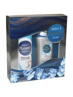 Набор Men's Planet Sport (Шампунь 250мл+Пена д бритья 200мл)