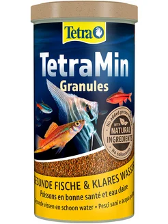 Корм гранулы TetraMin Granules для аквариумных рыб 1 л