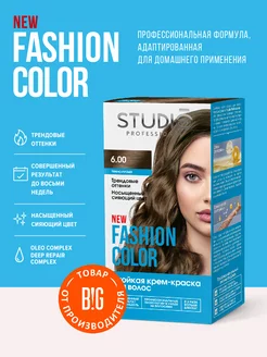 Краска для волос, Fashion Color, 6.00 Тёмно-русый