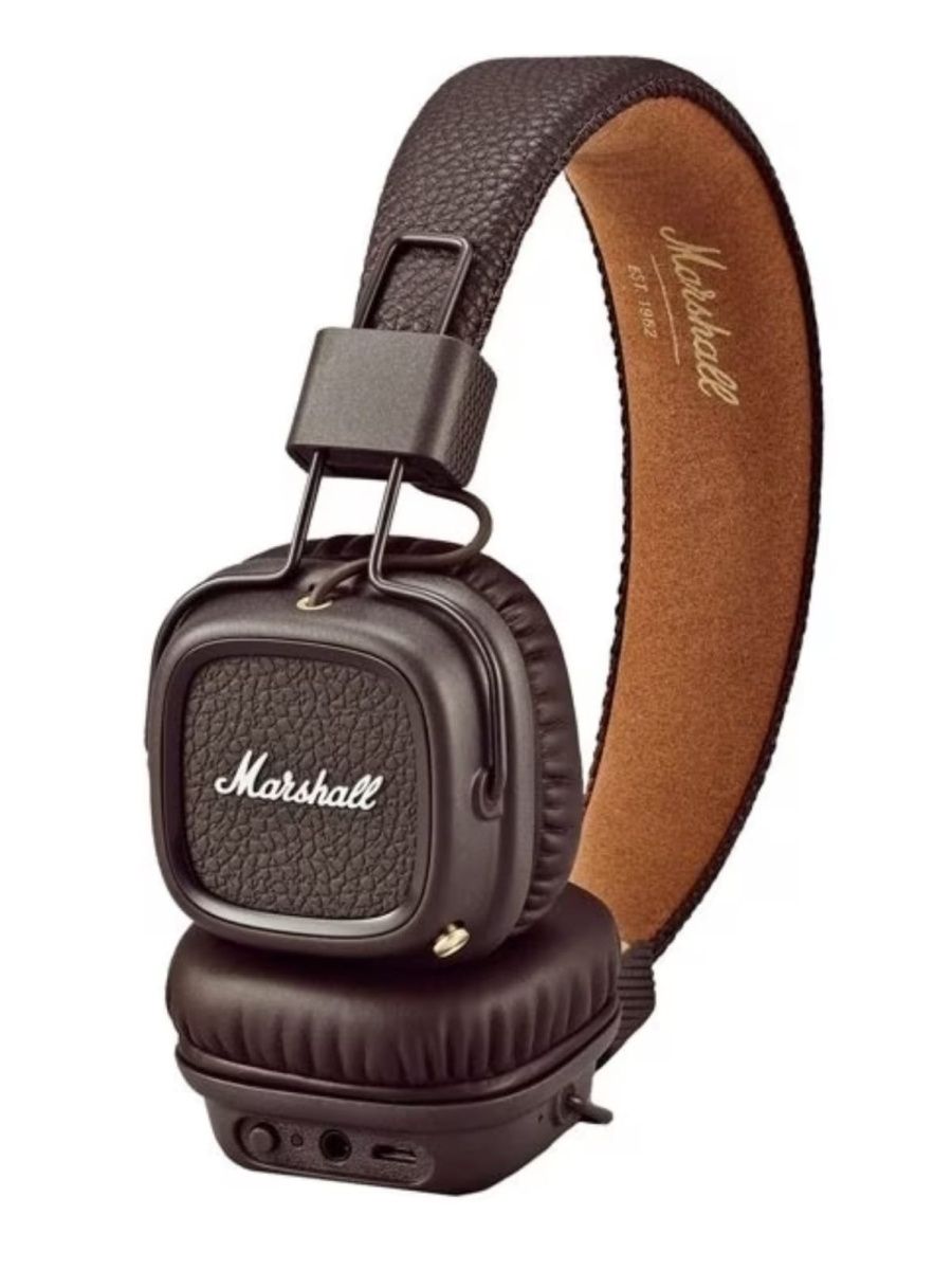 Marshall major bluetooth brown