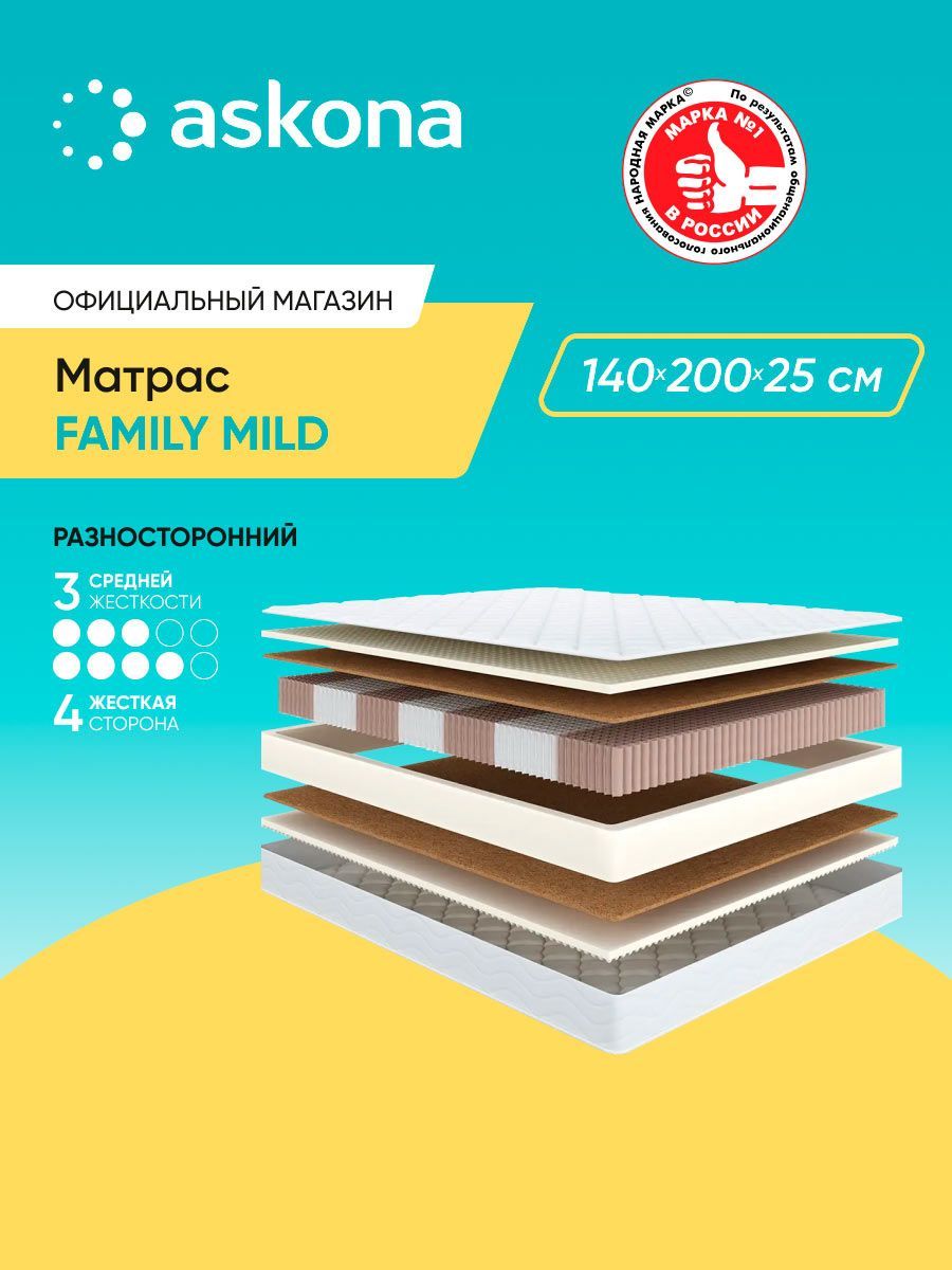 Family mild матрас 160х200