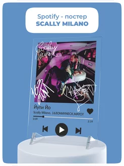 Spotify - poster спотифай постер 14х20см Scally Milano