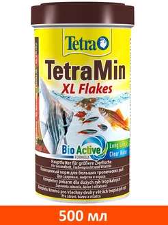 Корм крупные хлопья TetraMin XL Flakes для рыб 500 мл