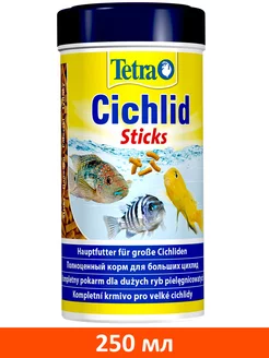 Корм палочки Cichlid Sticks аквариумных рыб цихлид 250мл 1шт