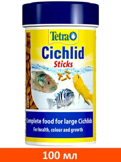 Корм палочки Cichlid Sticks аквариумных рыб цихлид 100мл 1шт