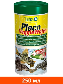 Корм Pleco Veggie Wafers для травоядных донных рыб 250 мл