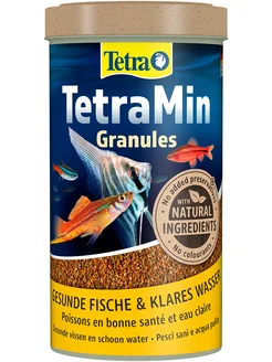 Корм гранулы TetraMin Granules для аквариумных рыб 500 мл