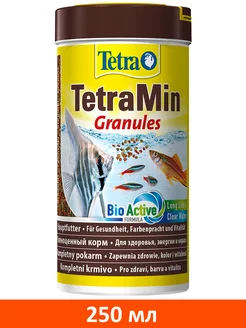 Корм гранулы TetraMin Granules для аквариумных рыб 250 мл