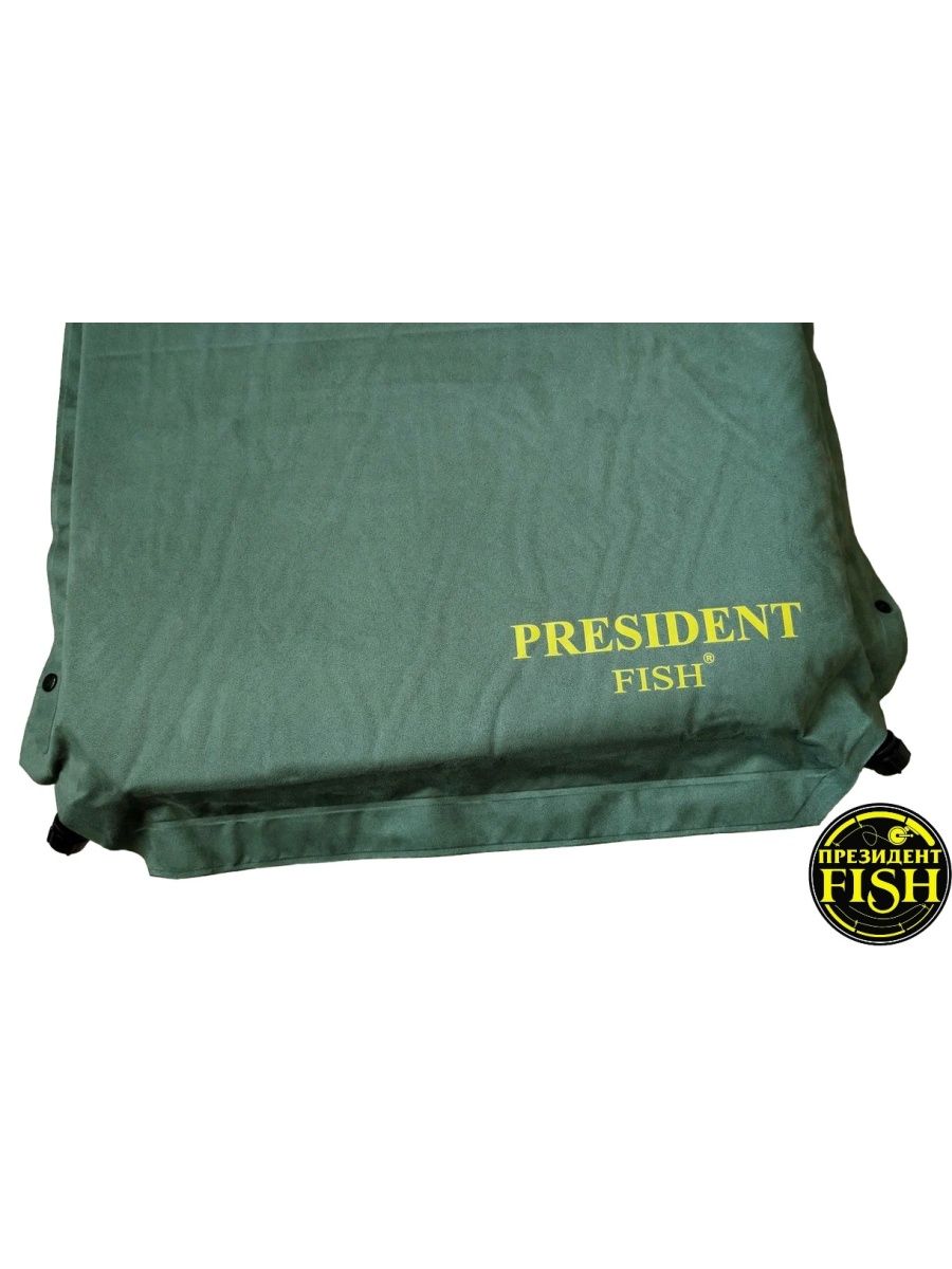 Коврик самонадувающийся president fish. Подушка самонадувающаяся President Fish.