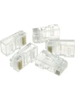 Коннектор 8P8C (RJ45) упаковка 5 штук