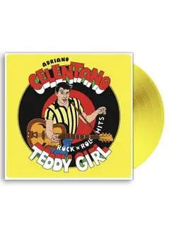 Adriano Celentano. Teddy Girl - Rock'N'Roll Hits (Yellow) LP