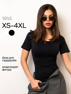 Футболка черная базовая WAISTLINE 160003496 купить за 1 592 ₽ в интернет-магазине Wildberries