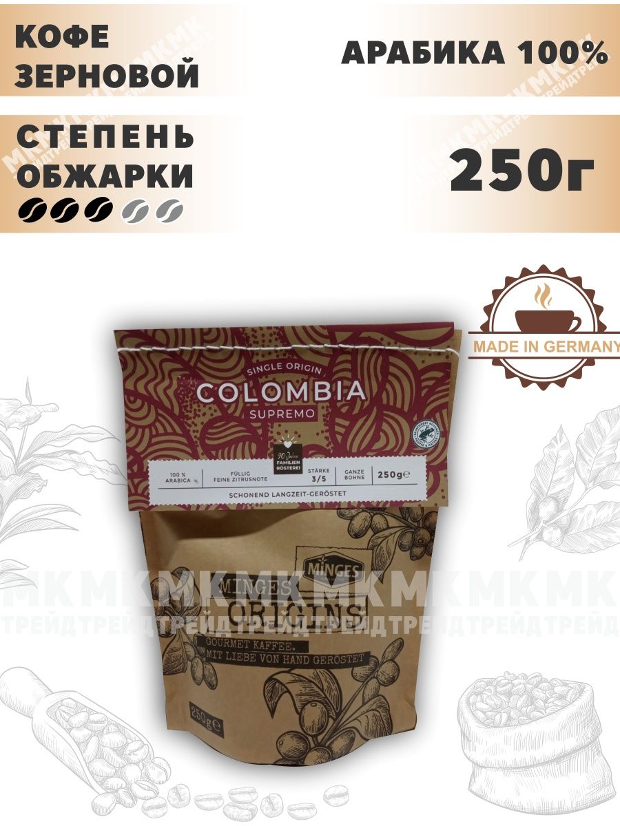 Minges кофе в зернах. Колумбийский кофе в бумажной упаковке. Minges кофе в зернах 250г фл/п. Кофе minges arabica